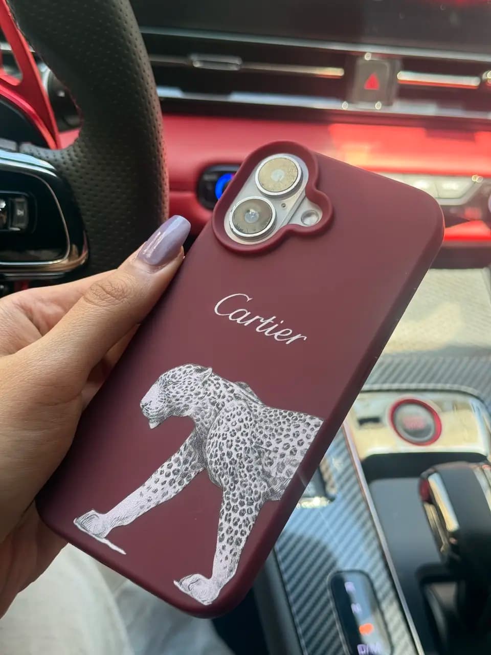 قاب آیفون Cartier Leopard — تصویر ۳