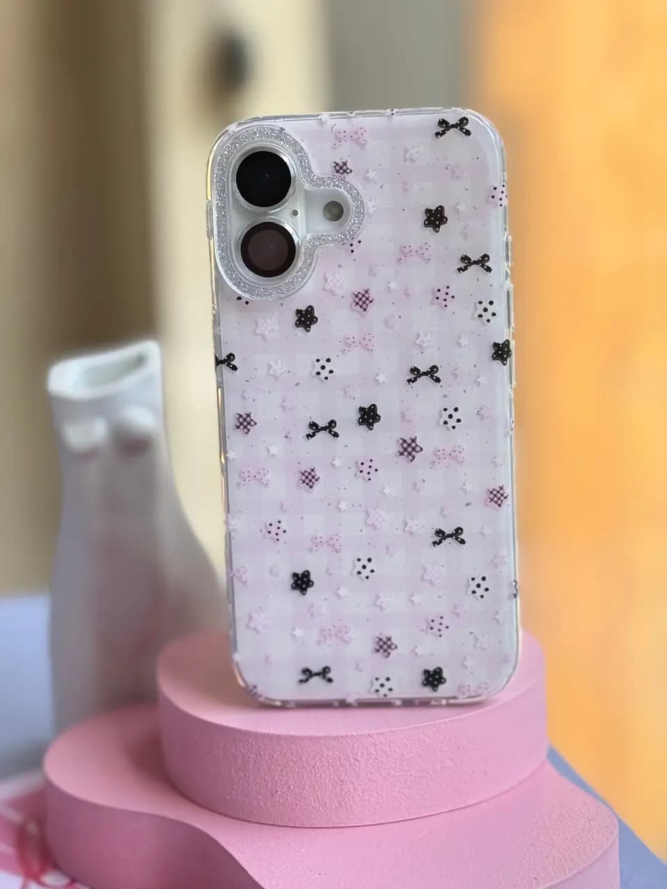 قاب آیفون Kawaii Pink Star — تصویر ۴