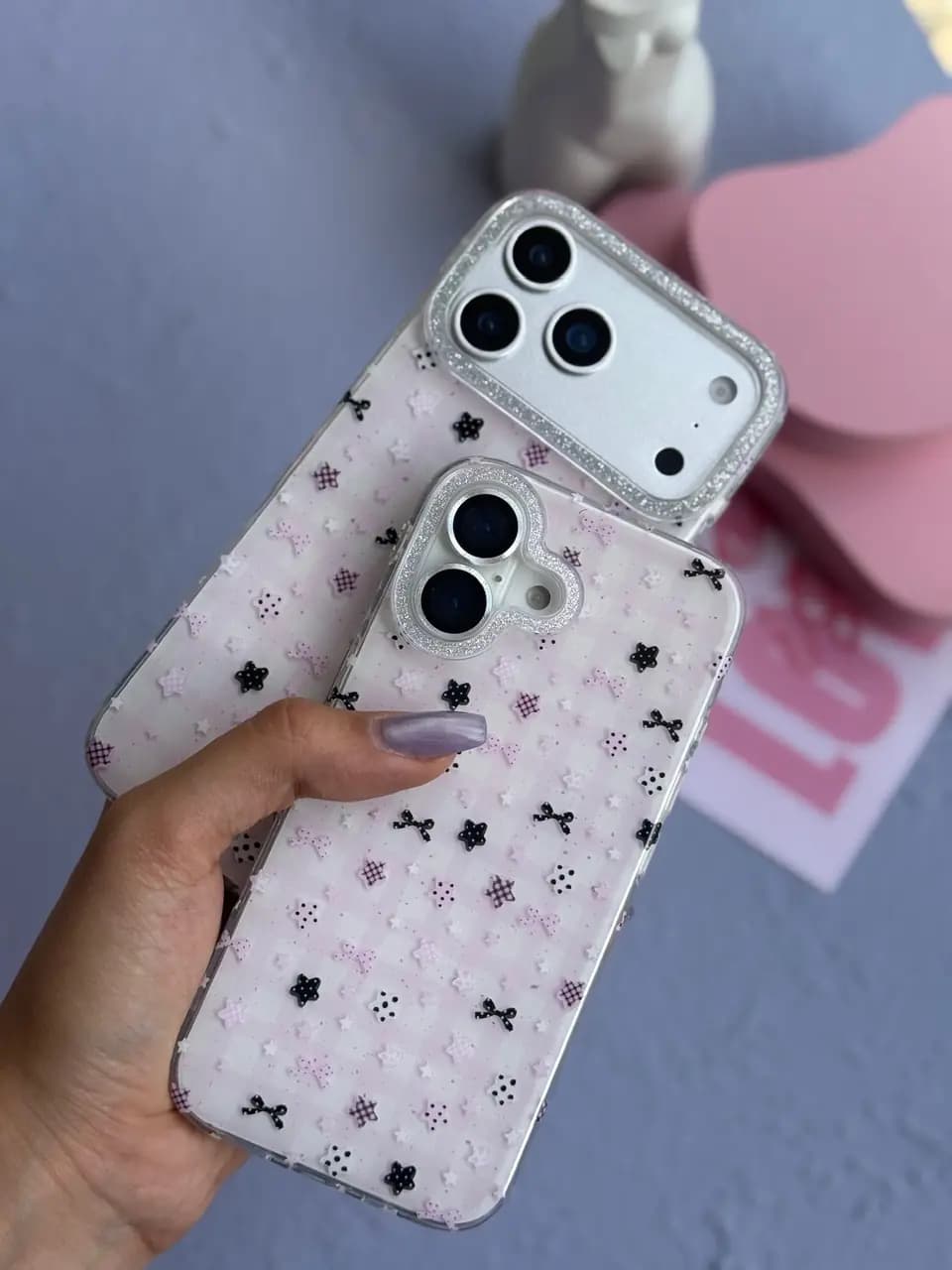 قاب آیفون Kawaii Pink Star — تصویر ۳
