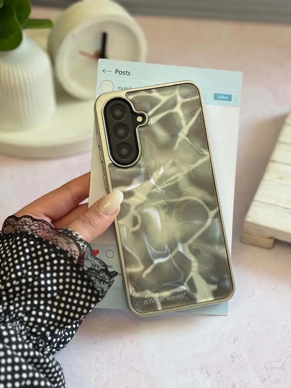 قاب موج آب water waves سامسونگ و شیائومی — تصویر ۲