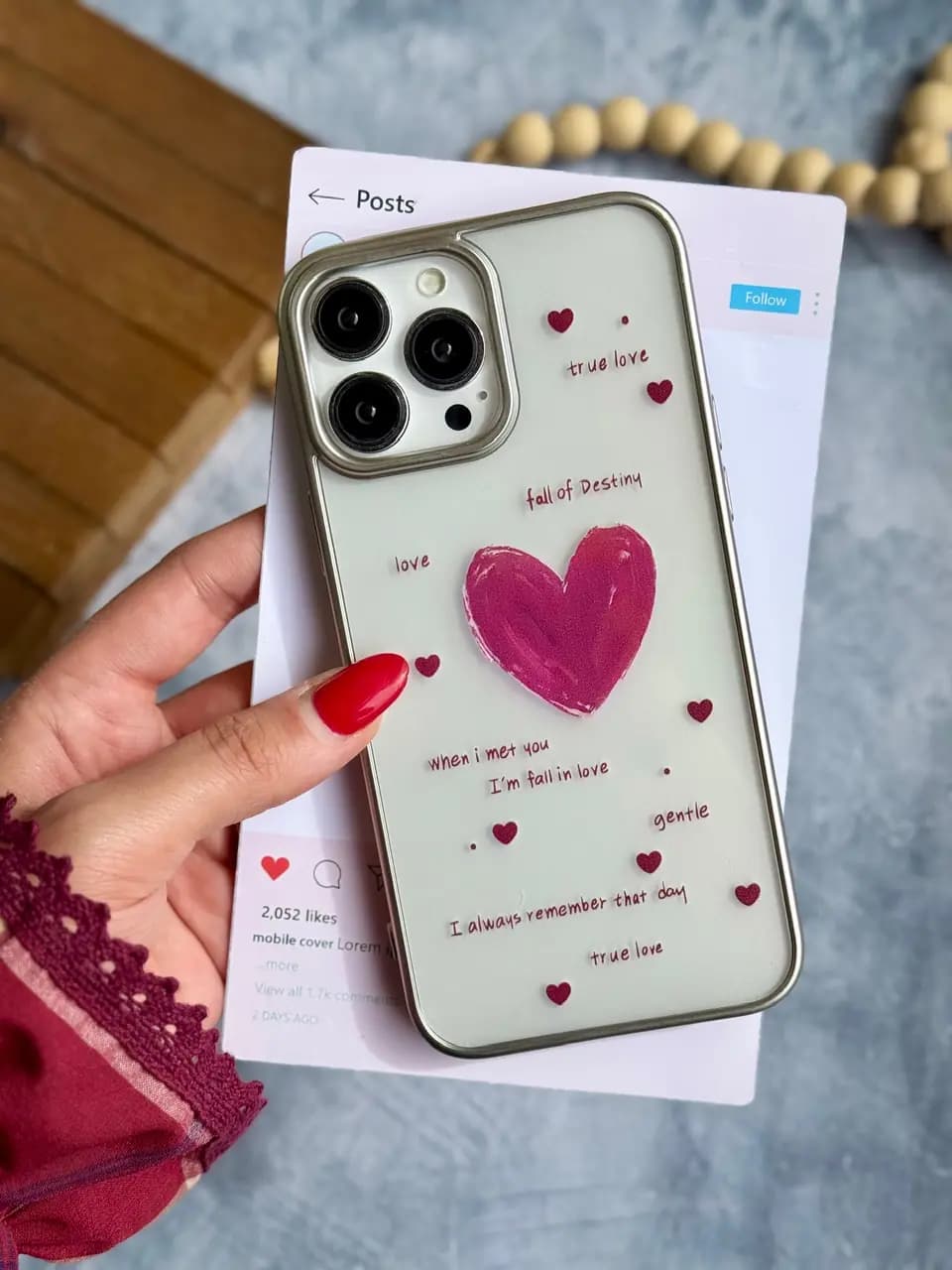 قاب آیفون True Love — تصویر ۳