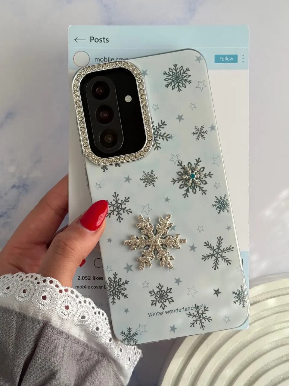 قاب برف و ستاره سامسونگ و شیائومی — تصویر ۳