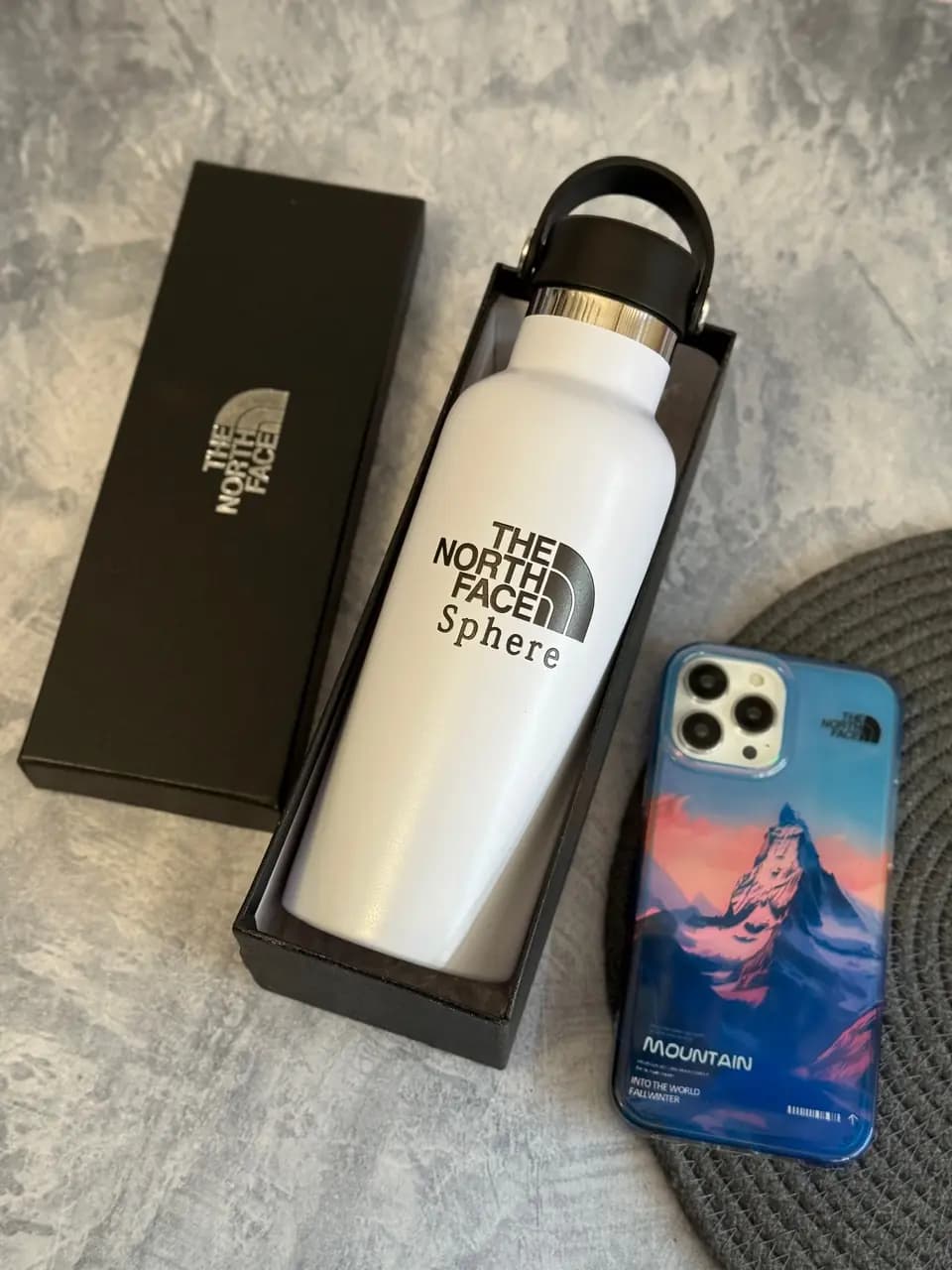 قمقمه ورزشی Hydro Flask Sphere The North Face (سرد و گرم) (کدa0313) — تصویر ۷