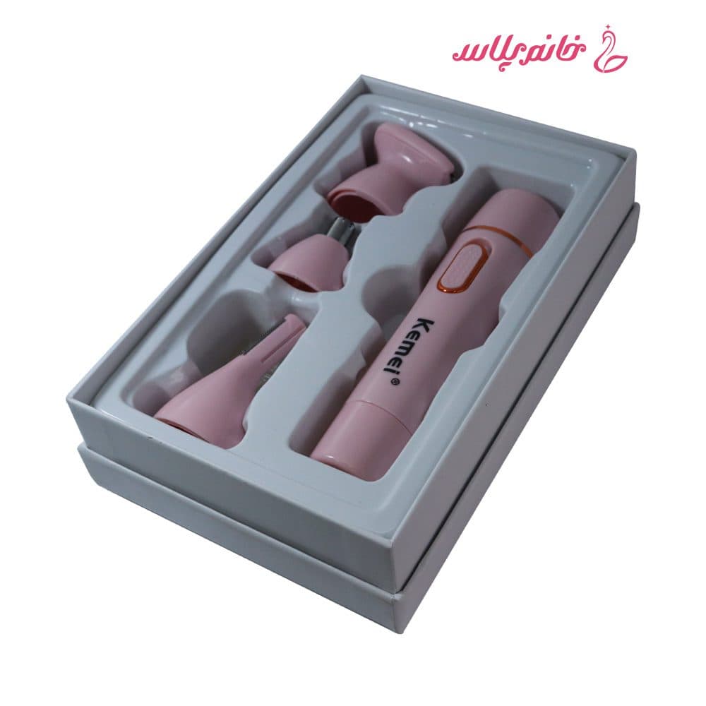 موزن چندکاره کیمی مدل KM-2715 سری کامل بانوان با شارژ USB — تصویر ۴