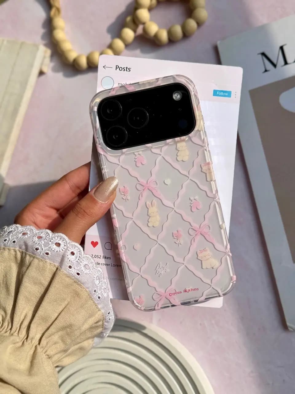 قاب آیفون Kawaii Bunny — تصویر ۶