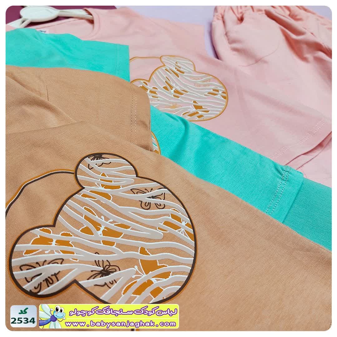 تیشرت شلوارک خرس و قلب — تصویر ۵