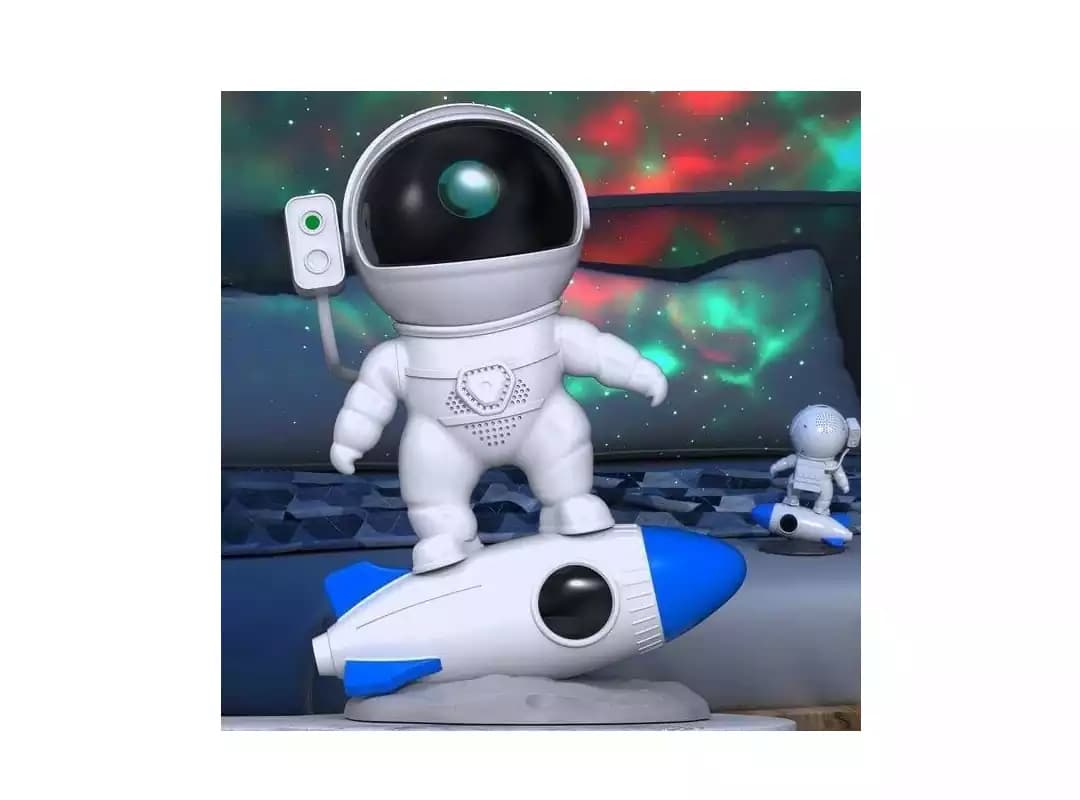 چراغ خواب کهکشانی اسپیکردار مدل فضانورد ROCKET ASTRONAUT — تصویر ۴