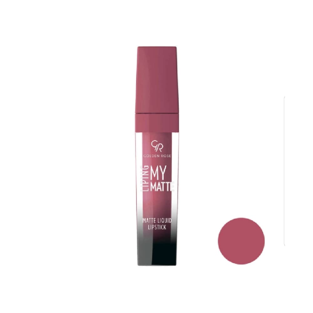 رژ لب مایع گلدن رز مدل Liping My Matte شماره 24 — تصویر ۲