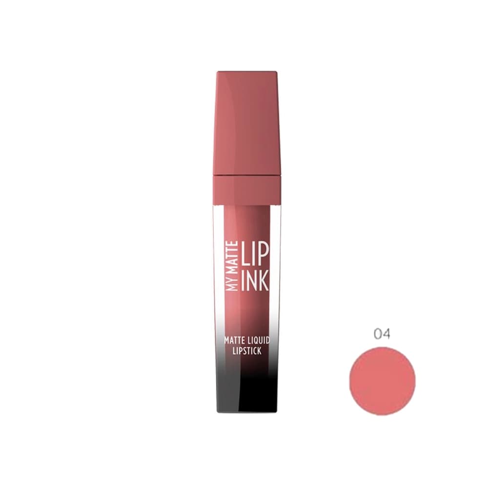 رژ لب مایع گلدن رز مدل Liping My Matte شماره 04 — تصویر ۲