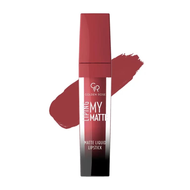 رژ لب مایع گلدن رز مدل Liping My Matte شماره 09 — تصویر ۲