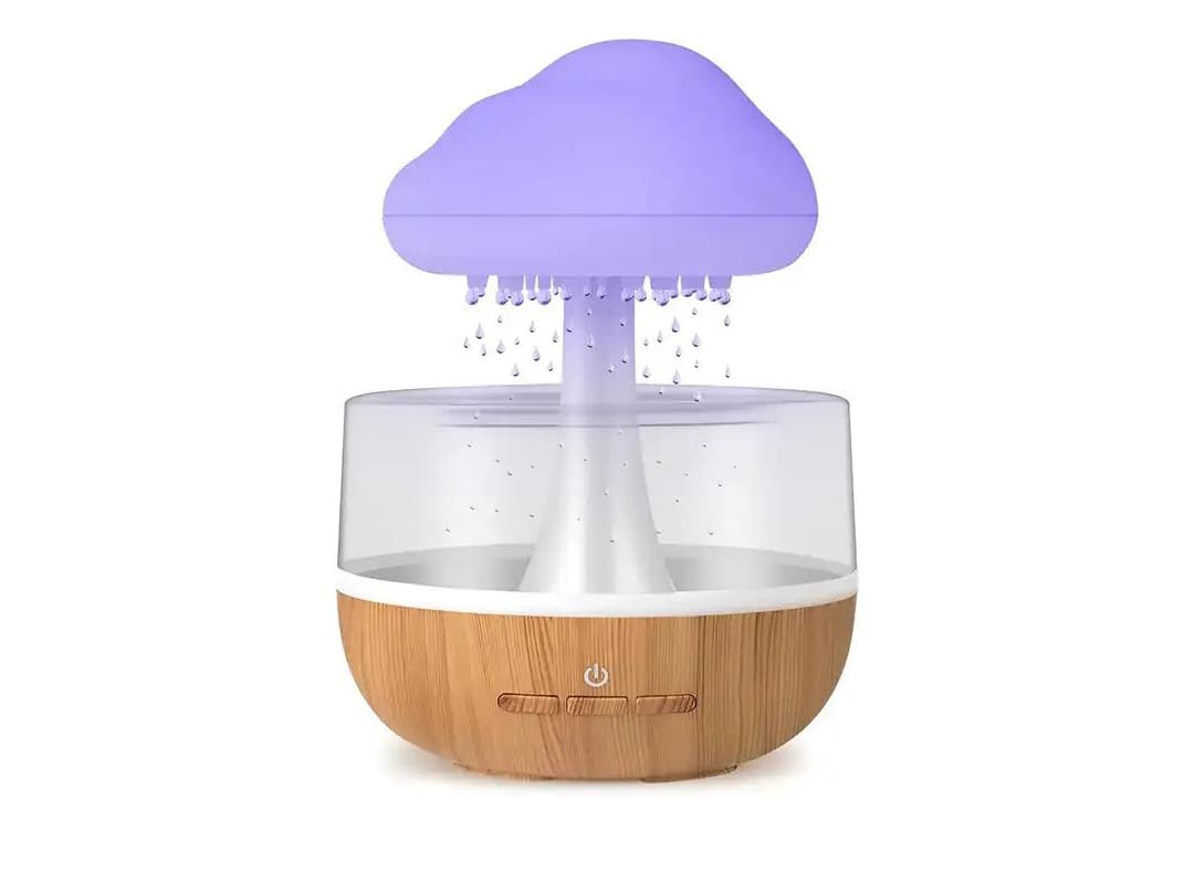 چراغ خواب و بخور سردمدل Cloud Rain Humidifier — تصویر ۲