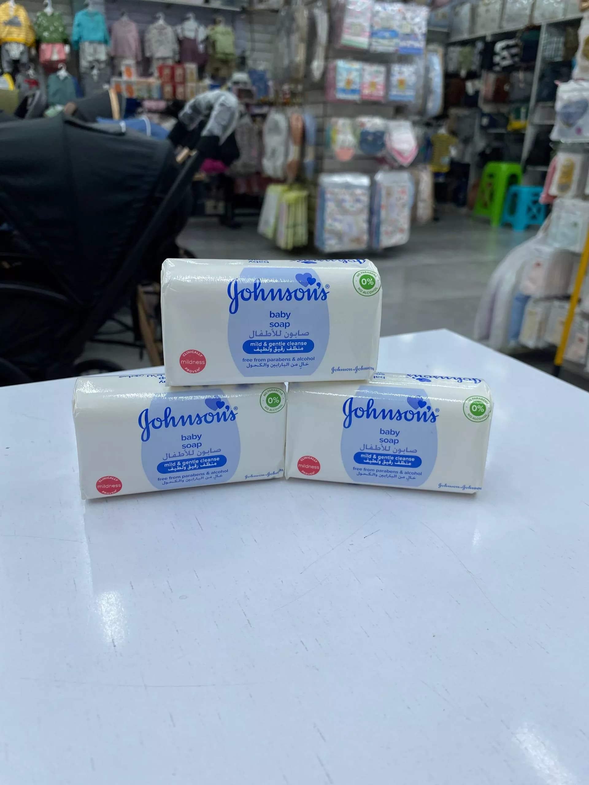 صابون بچه جانسون سفید اصل وارداتی — تصویر ۲