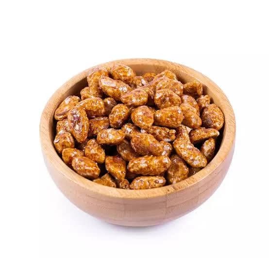بادام زمینی سوخته