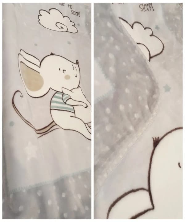 پتو سوپر سافت کیکابو ابعاد 80*110 مدل joyful mice — تصویر ۳