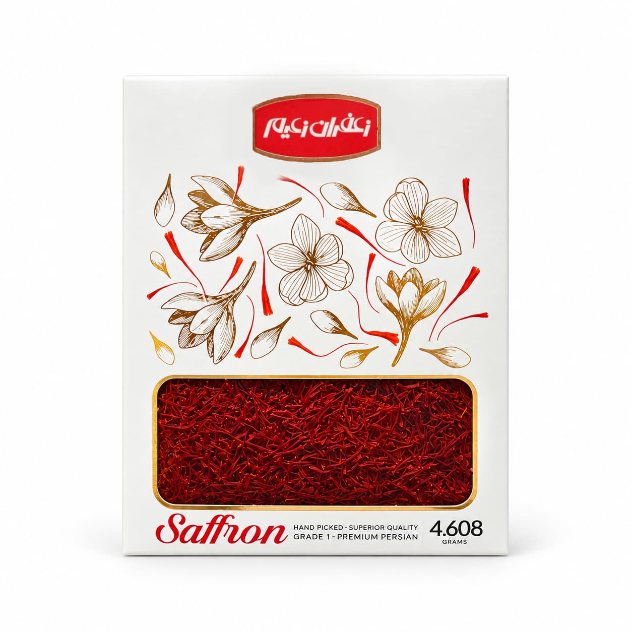 زعفران سرگل 4.608 گرم پاکتی(یک مثقال)