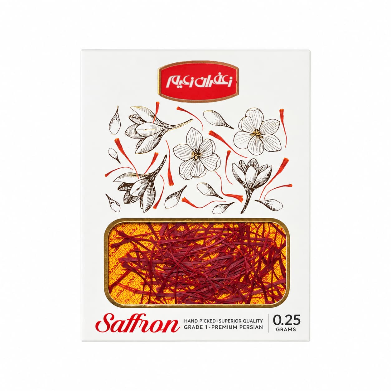 زعفران سرگل 0.25 گرم پاکتی