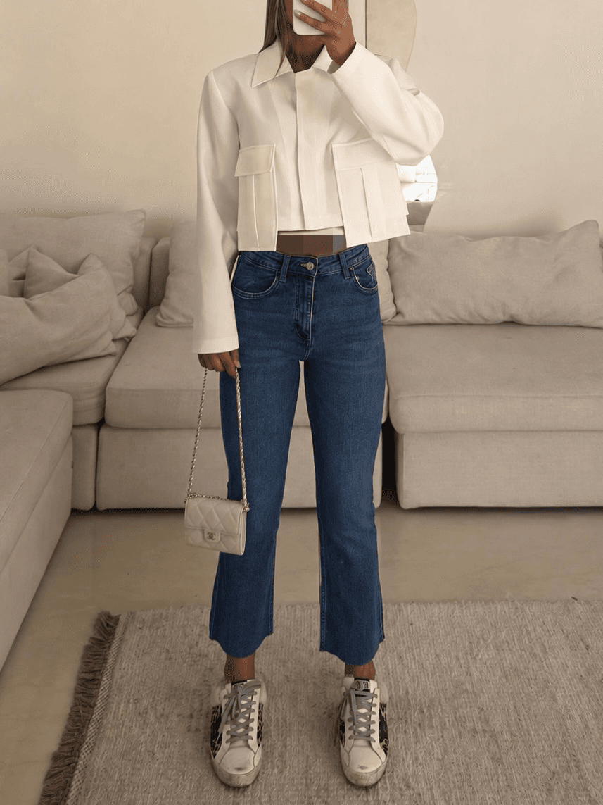 Zara | Iconic Slim Jeans-Monaco Blue