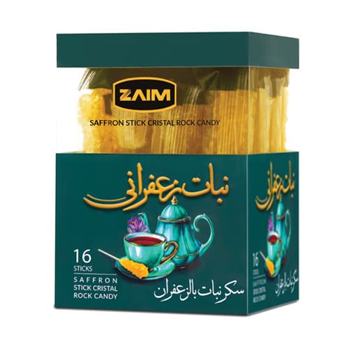نبات چوبی زعفرانی 16عددی (جعبه هدیه) — تصویر ۳