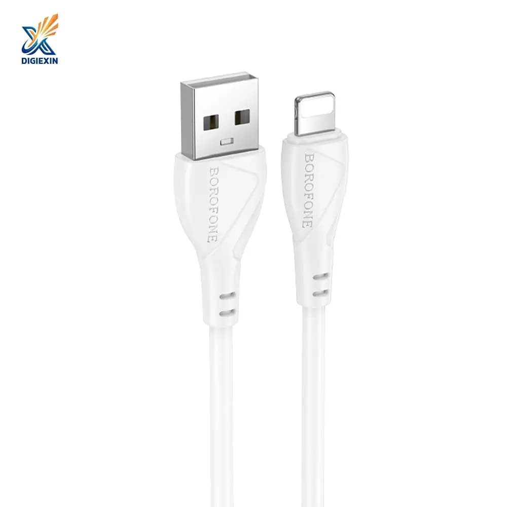 کابل شارژ برند بروفون (BOROFONE) مدل BX121 با سری لایتنینگ — تصویر ۳