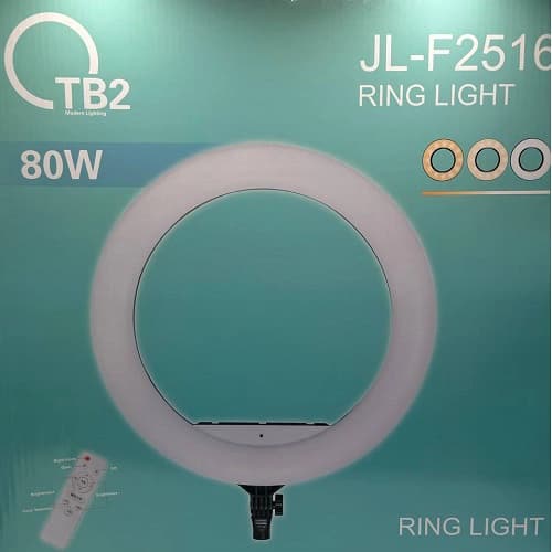 رینگ لایت 80 وات 22 اینچ تی بی 2 مدل JL-F2516 — تصویر ۳