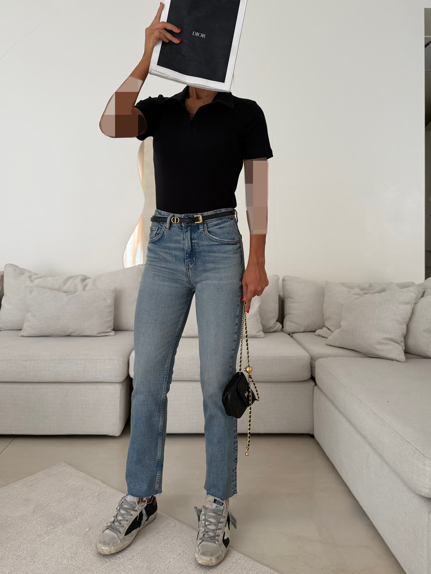 Zara Cropped Flare Jean nordic Blue 2 — تصویر ۵