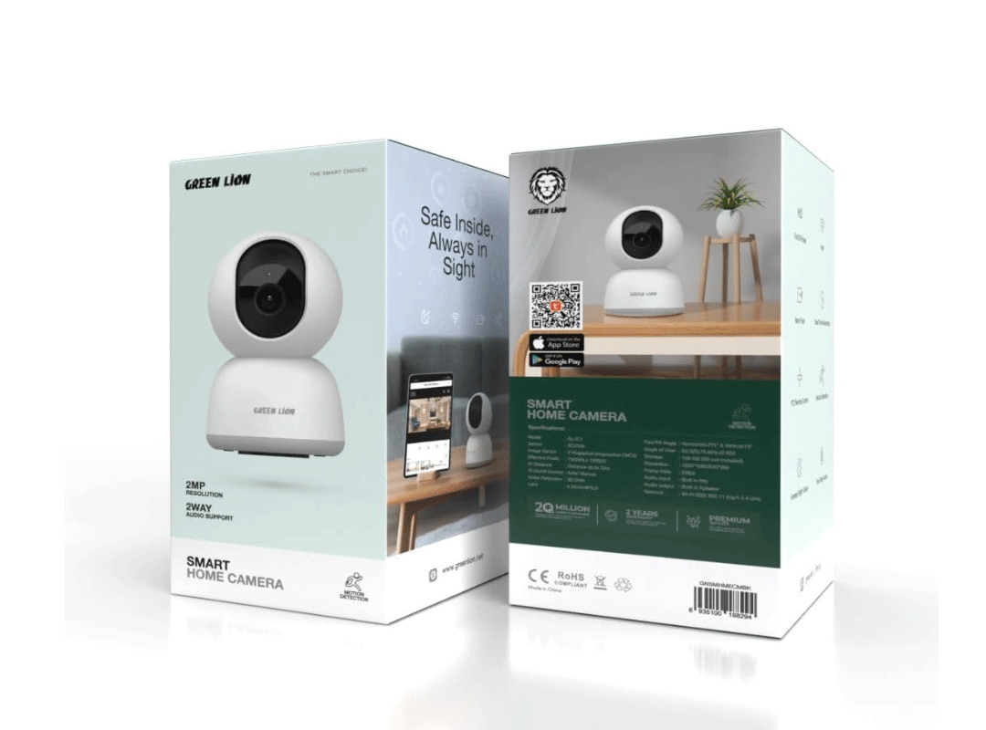 دوربین مداربسته آنالوگ گرین لاین تحت شبکه مدل Green lion smart home camera — تصویر ۳