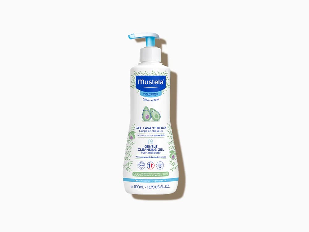 شامپو سر و بدن کودک ماستلا 500 میلی‌لیتر مدل Gentle Cleansing Gel | شوینده ملایم مو و بدن نوزاد فقط عرب نویس اصلی