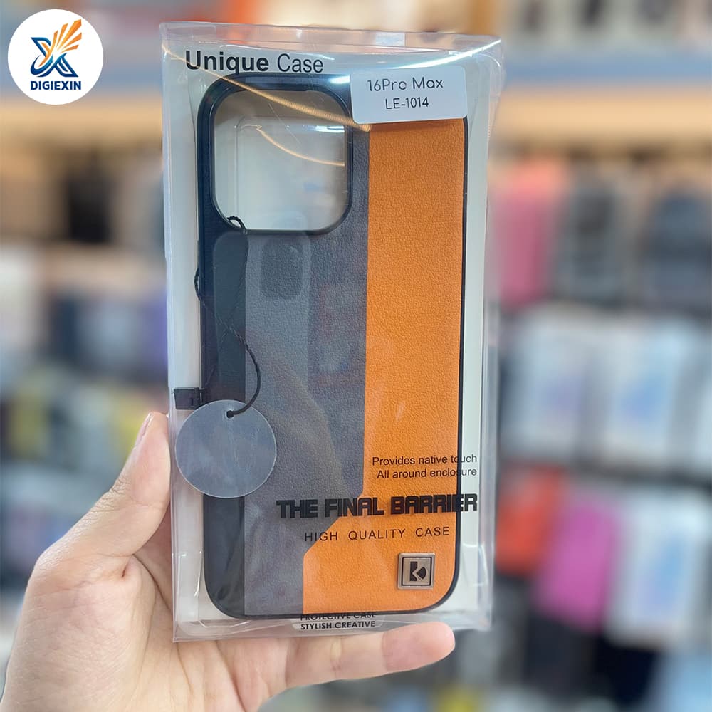 کاور طرح چرم (Leather-Style) مناسب برای آیفون 16 پرومکس — تصویر ۲