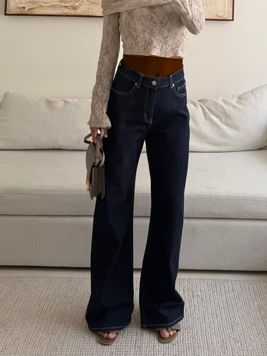 H&M | Wide Leg Dark Wash