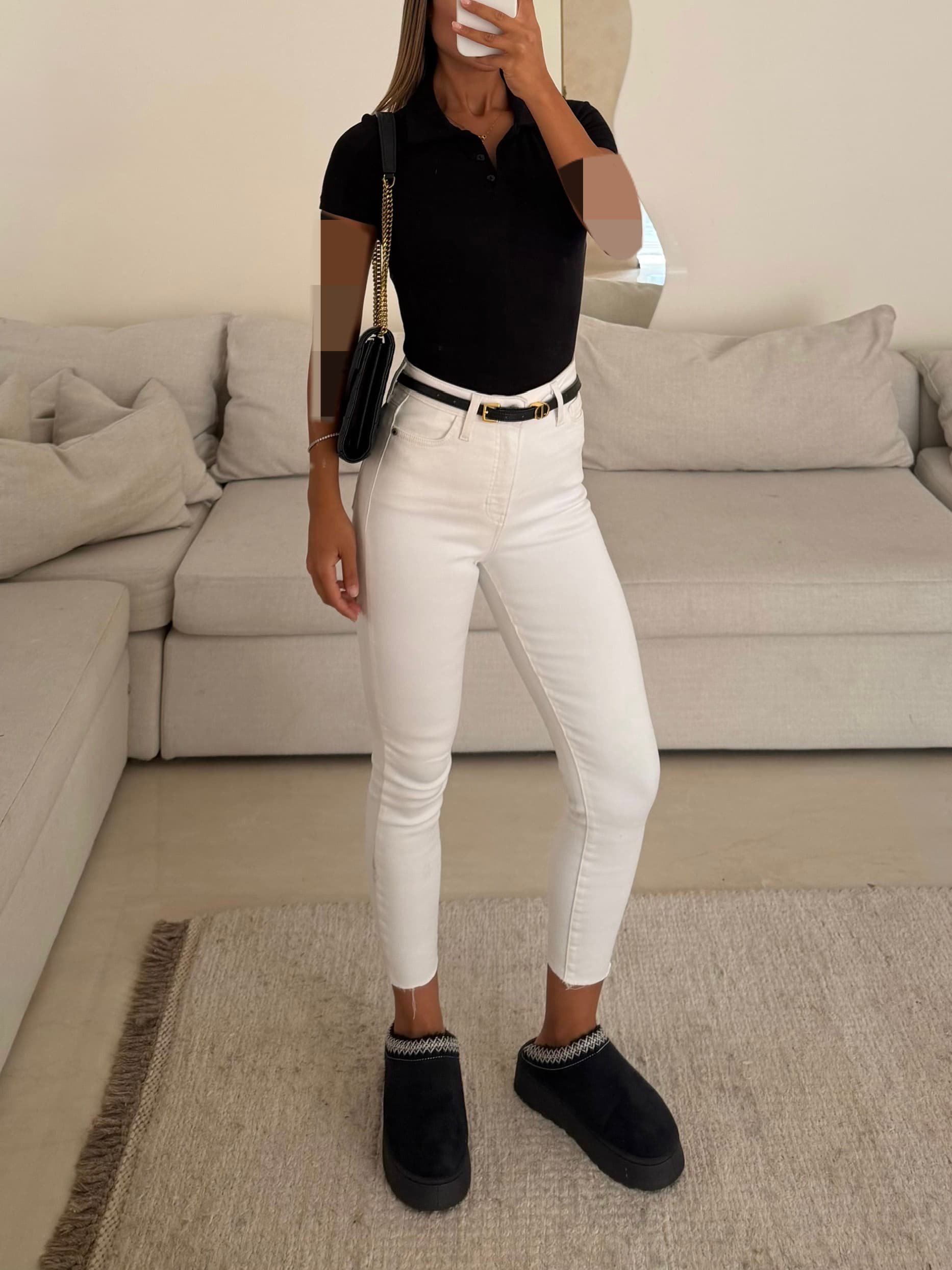 GUESS High-Waist Cropped Skinny Jeans