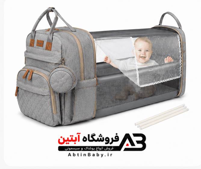 کوله/ساک/ کیف تخت و پارک مسافرتی نوزاد خارجی — تصویر ۳