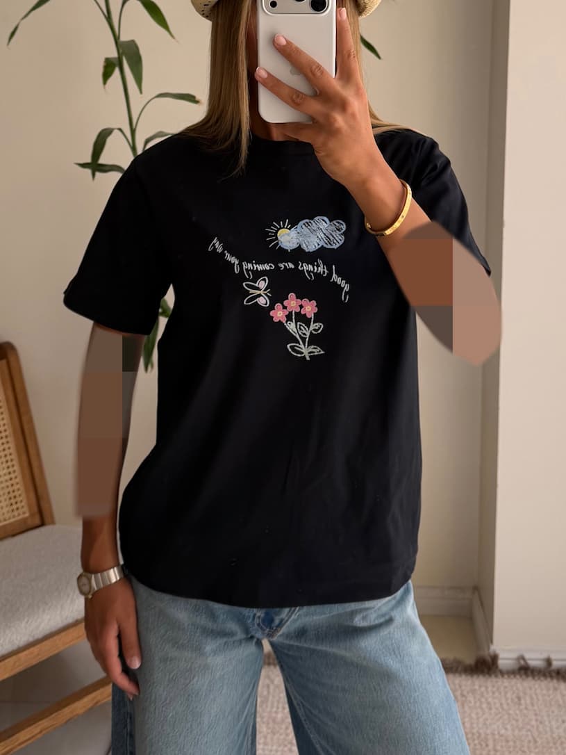 CATTLEYA × Eleven Tee | Midnight Bloom