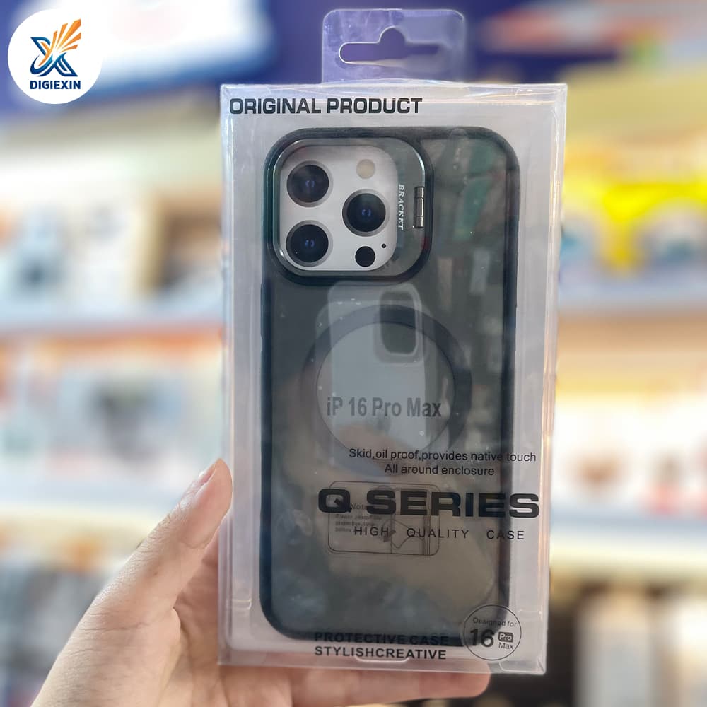 کاور مدل Matte CasePro با رینگ لنز محافظ و مگ‌سیف، مناسب برای آیفون 16 پرومکس