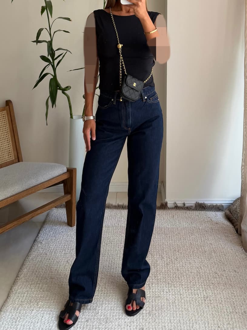 Primark Straight Wide | London Navy — تصویر ۳