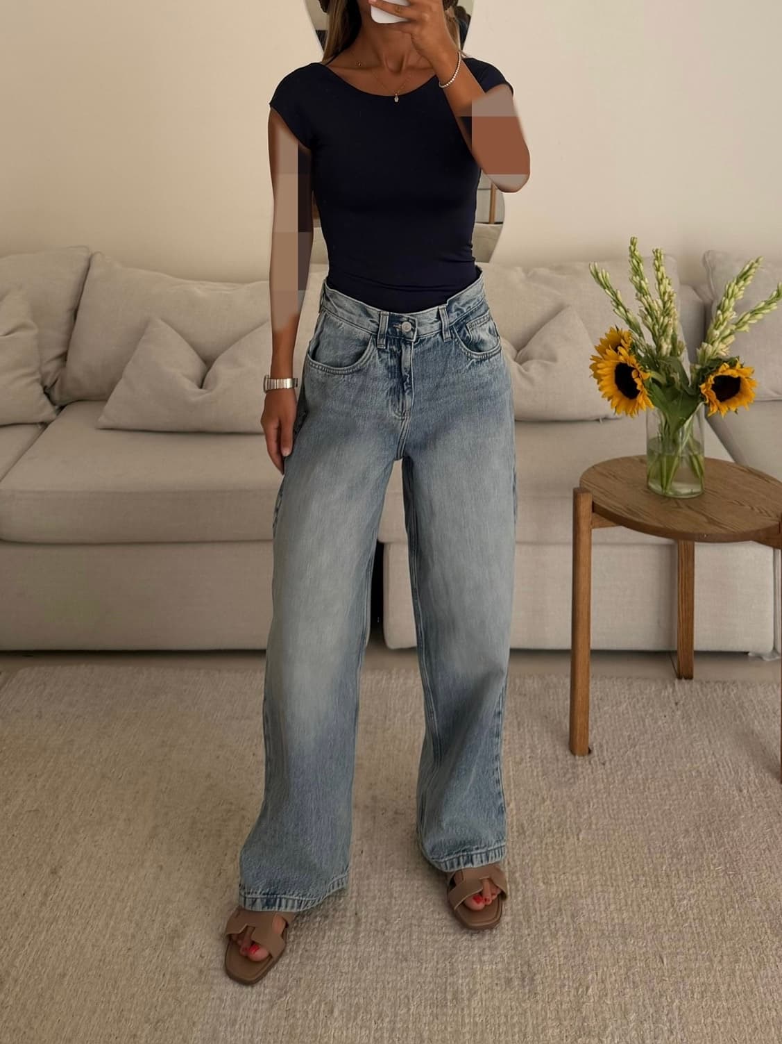 Next |Wide leg Jean -Light Blue