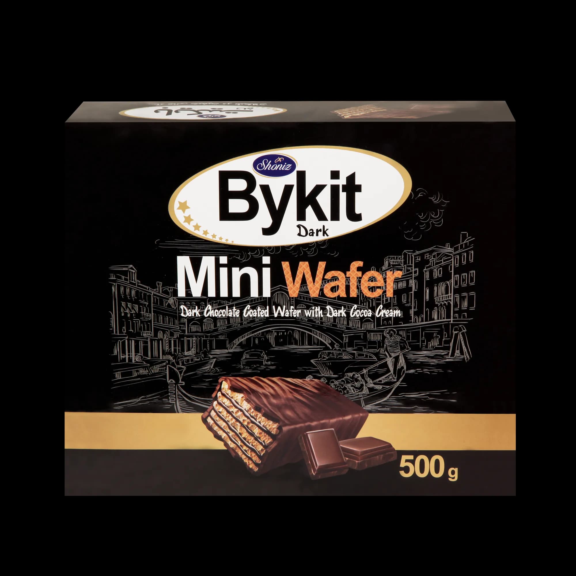 مینی بایکیت شکلاتی تلخ شونیز-500گرمی — تصویر ۳