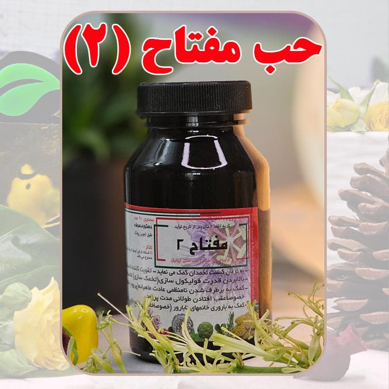 حب مفتاح 2 دکتر طسام | پشتیبان سلامت تخمدان و نظم چرخه زنان