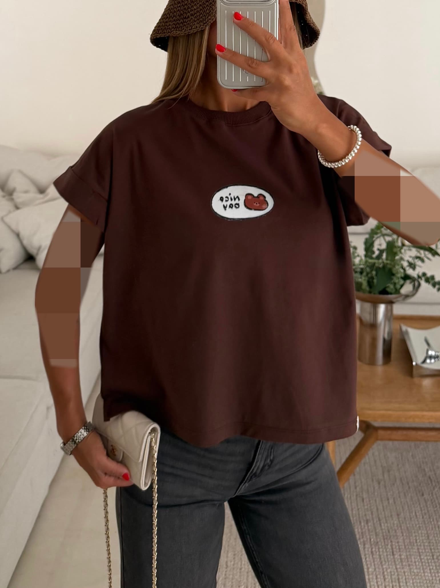 تیشرت CATTLEYA x 11 | Nice day -Brown