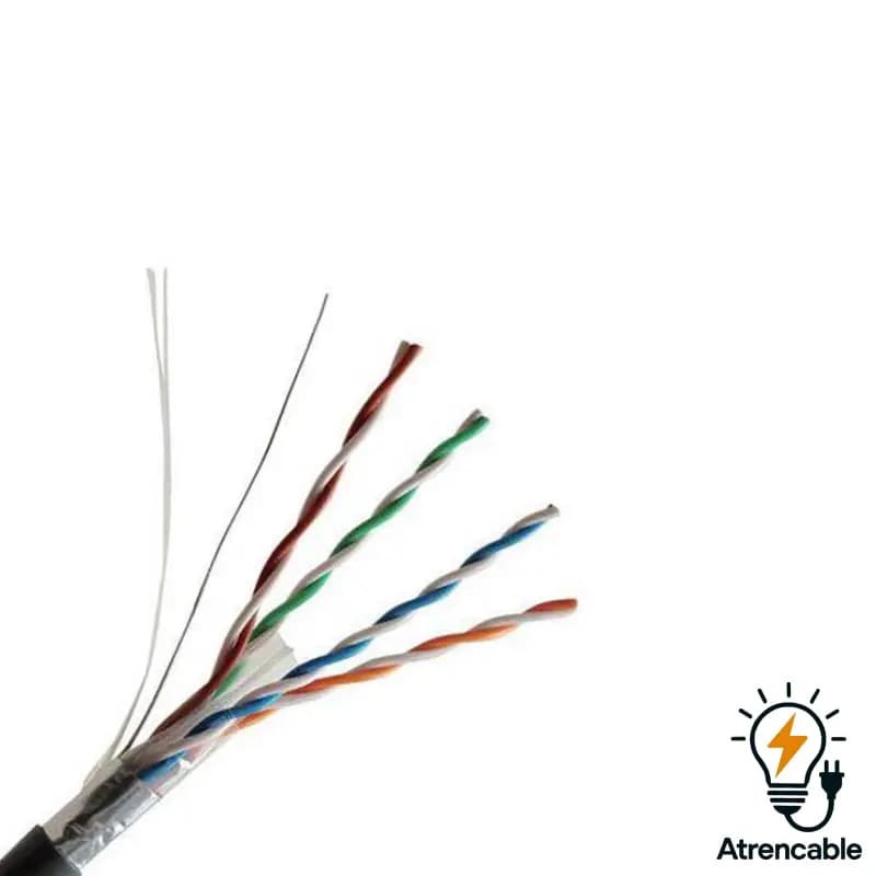 کابل مخابرات زمینی مشکی فویلدار کرمان 0/6*2*4