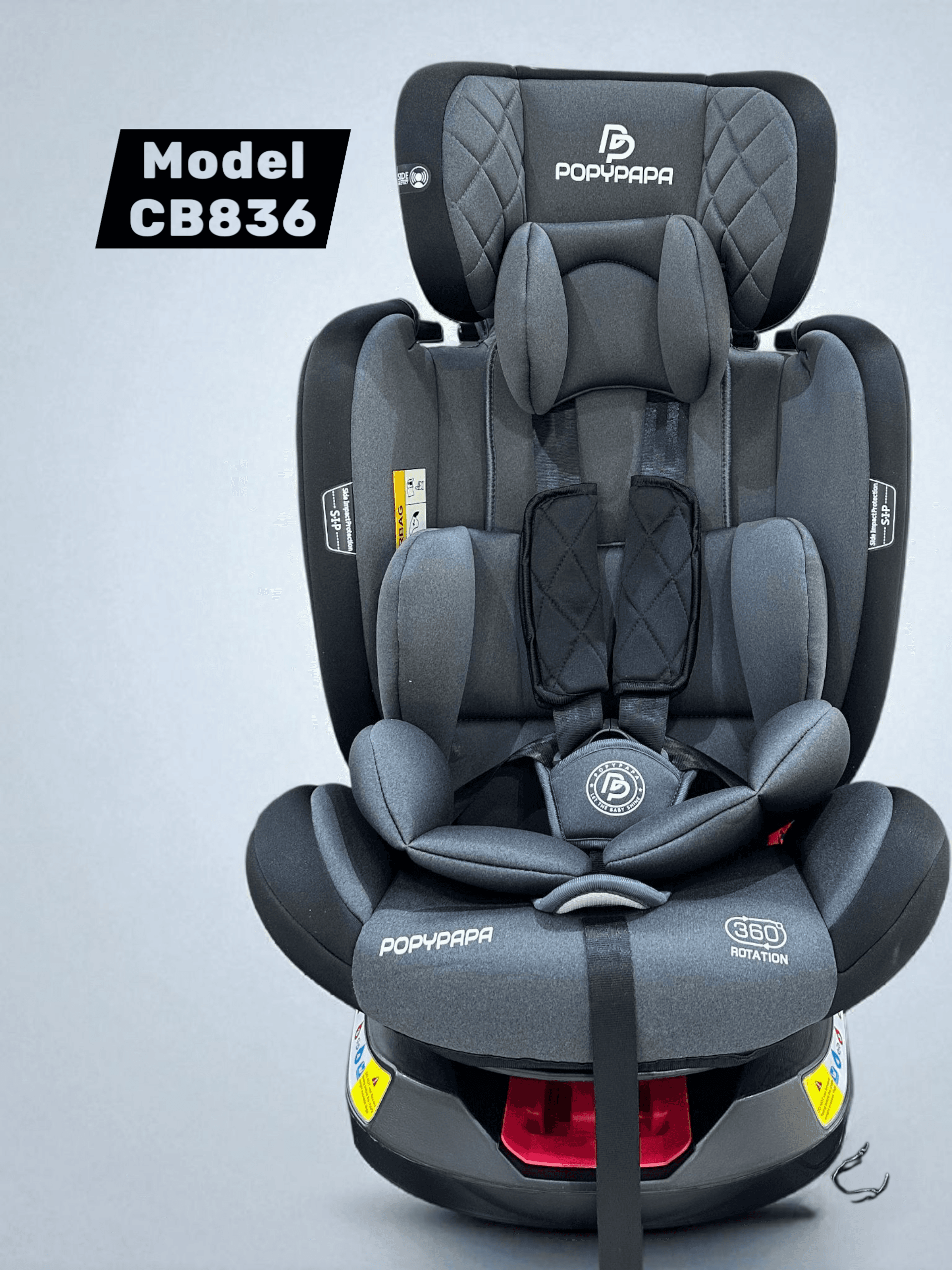 ‫صندلی ماشین ۳۶۰ درجه پاپی پاپا مدل‬ ‫popypapa CB836‬ — تصویر ۲