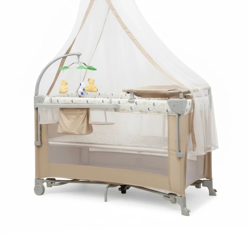 تخت و پارک کول بیبی مدل‬ ‫Coolbaby 916202 ابر ماه — تصویر ۹