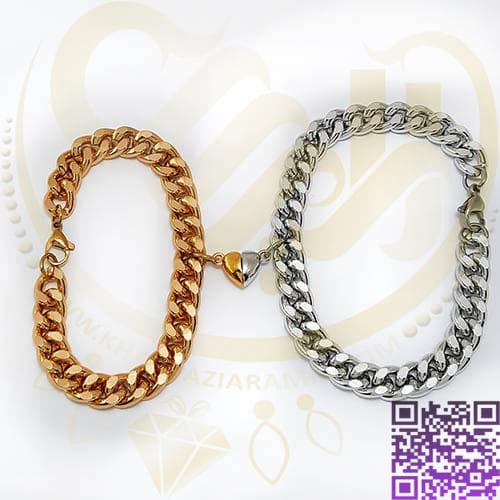 دستبند کارتیر ست دوستی مگنتی قلب