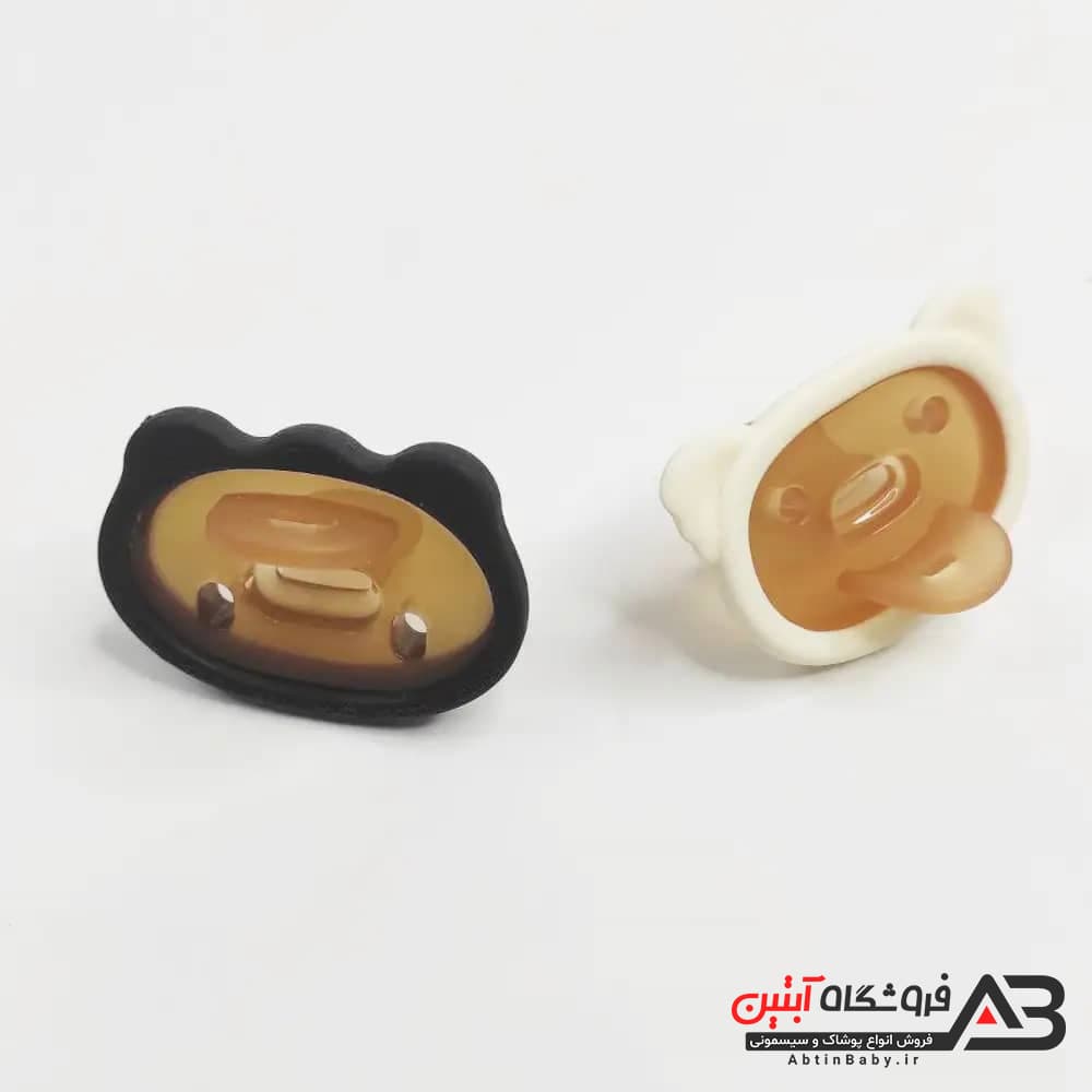 پستونک تک ژله ای با قاب و زنجیر بیبی کرون Baby Crown — تصویر ۴