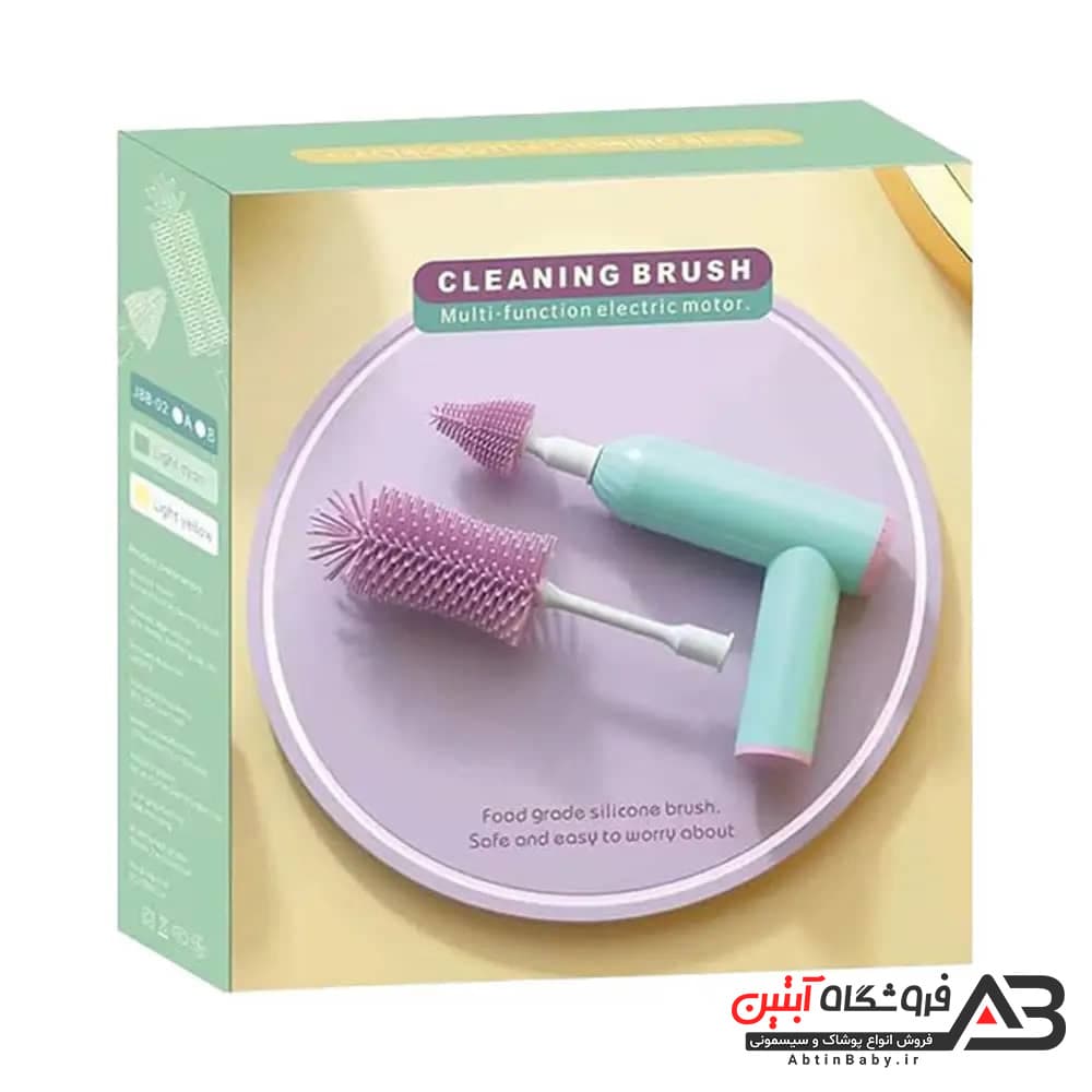 شیشه شور برقی سه تیکه کلینینگ براش Cleaning Brush — تصویر ۲