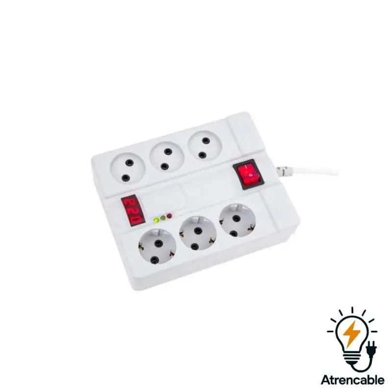 چند راهی برق و محافظ پارت الکتریک مدل PE2160