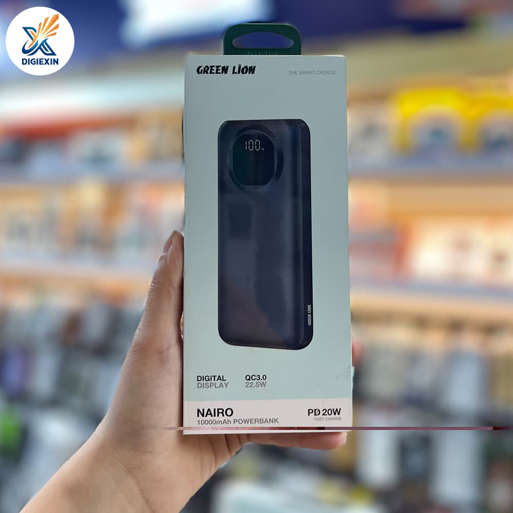 پاوربانک 37 وات گرین لاین مدل Nairo ظرفیت 10000 میلی‌آمپر ساعت — تصویر ۳