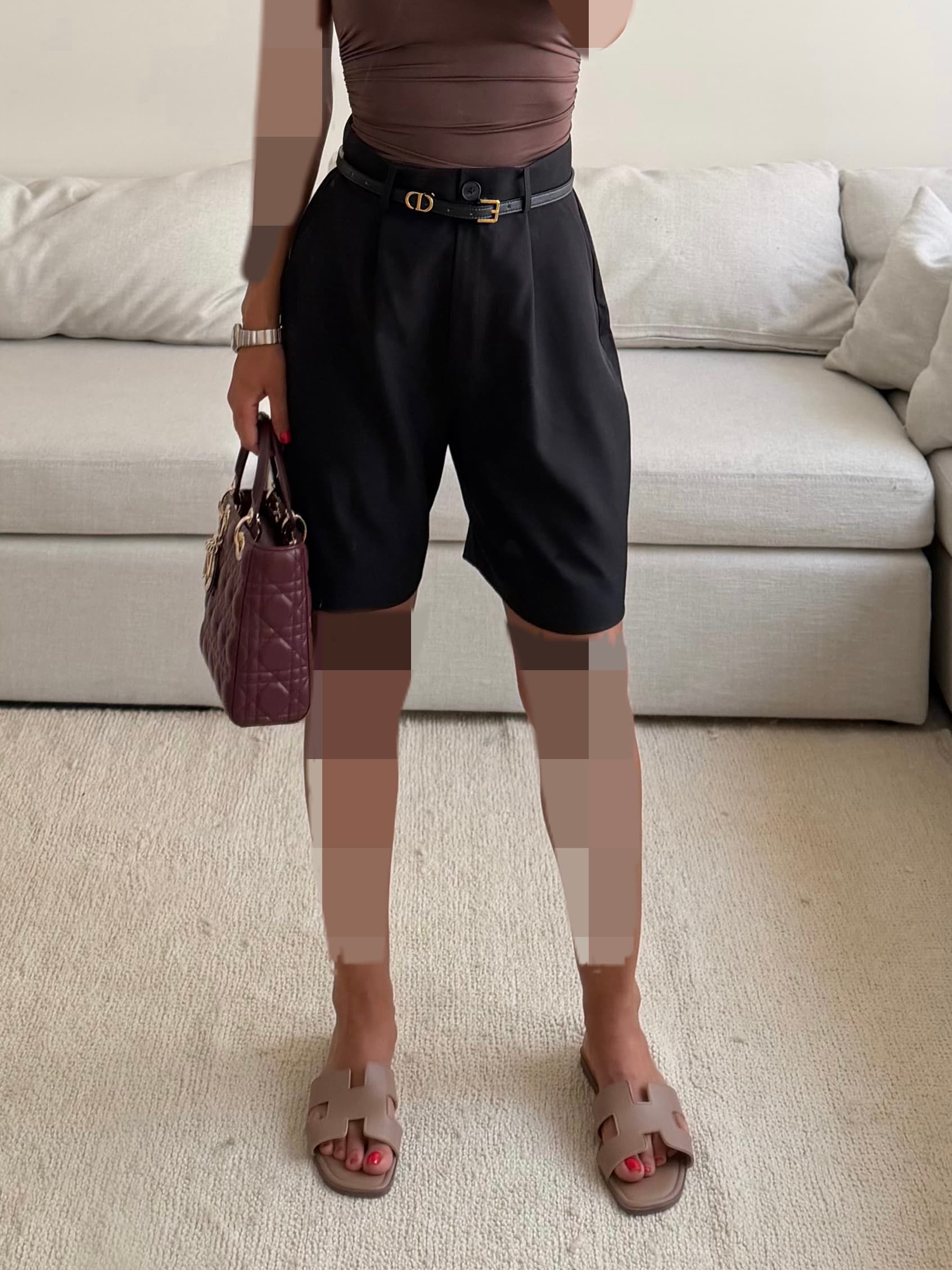 CATTLEYA | Bermuda Short| Night Black