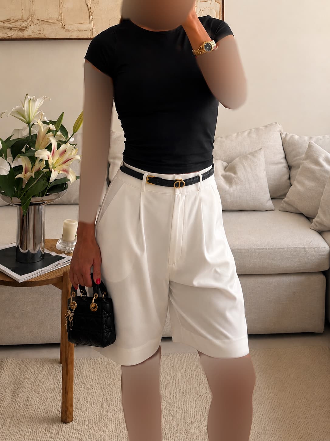 CATTLEYA | Bermuda Short l Off-White