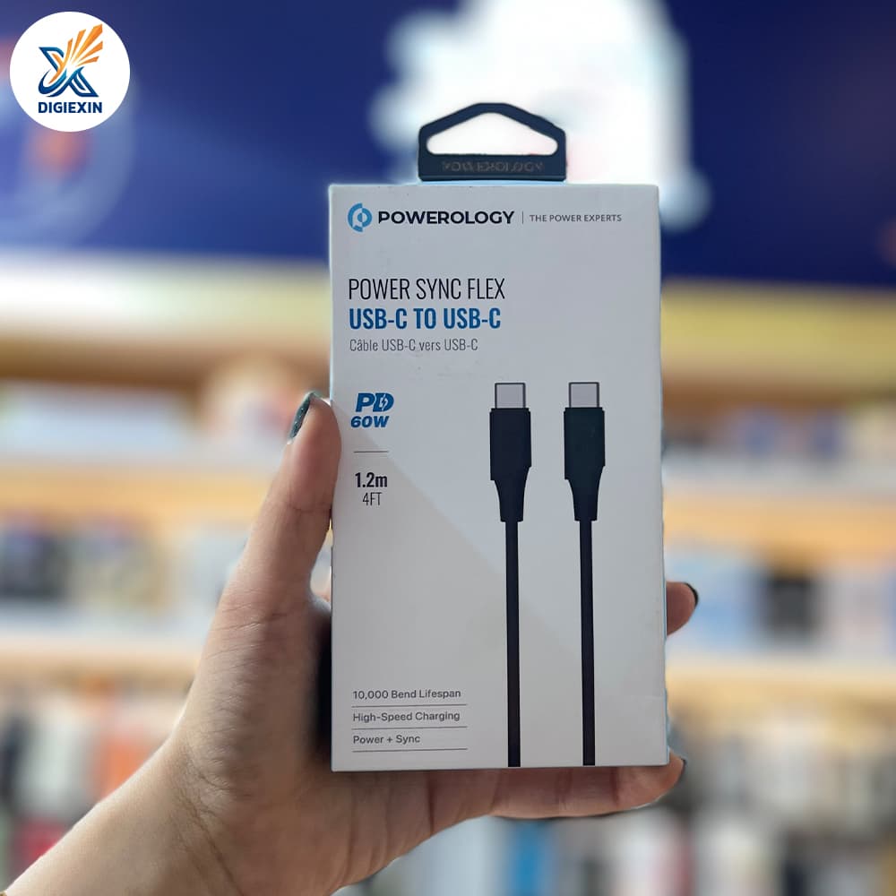 کابل دوسر تایپ سی پاورولوژی مدل PCAB014 طول 1.2 متر — تصویر ۴