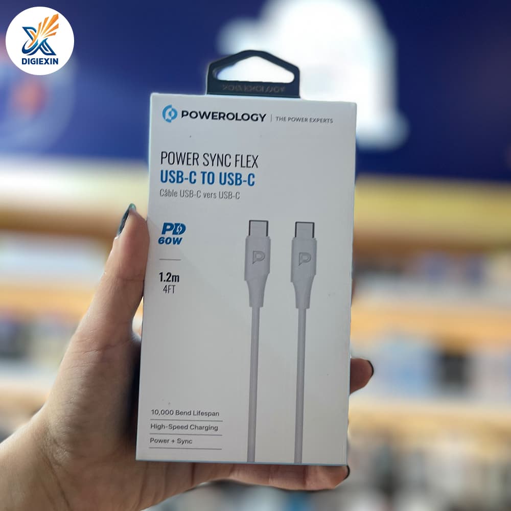کابل دوسر تایپ سی پاورولوژی مدل PCAB014 طول 1.2 متر — تصویر ۳